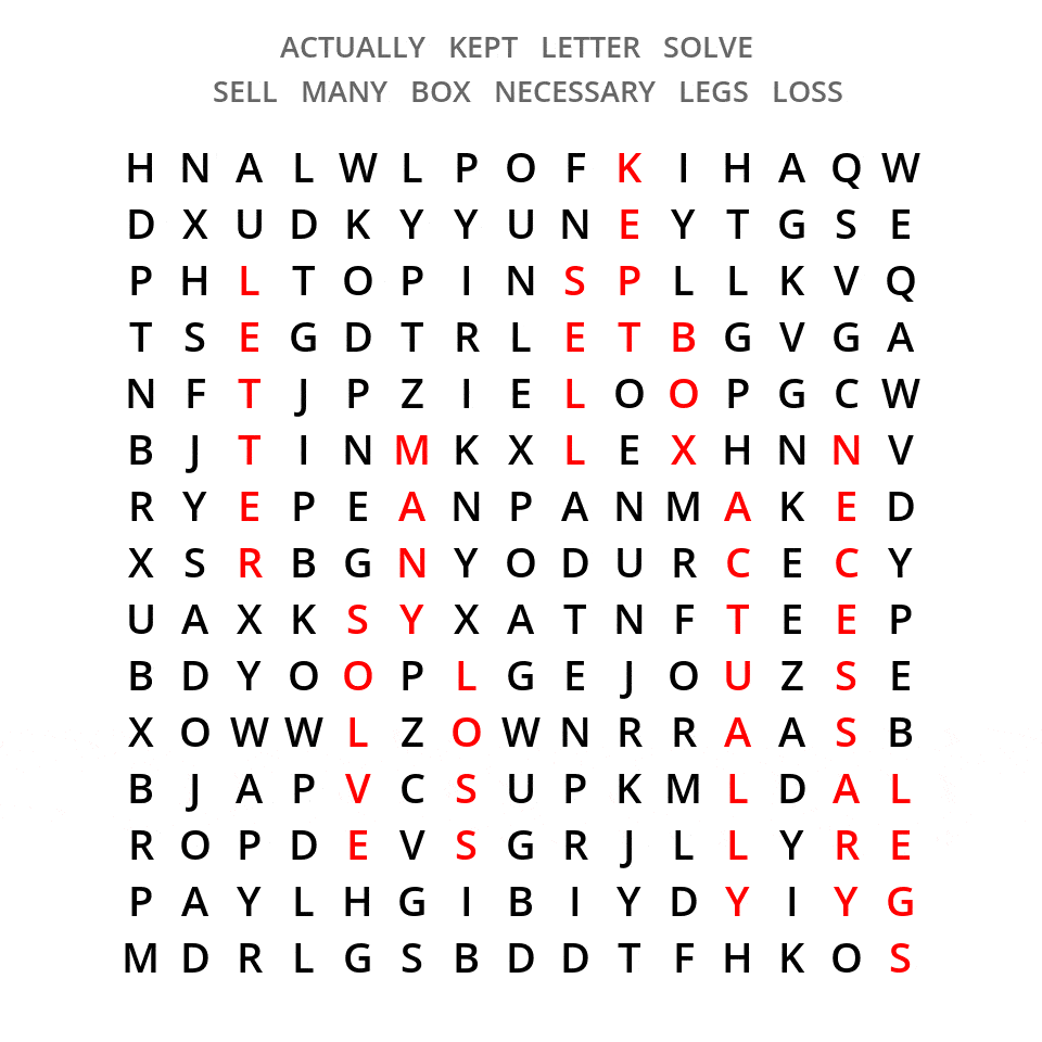 Can You Pass This Difficult Word Search Visual Test Quiz? - Quiz Break