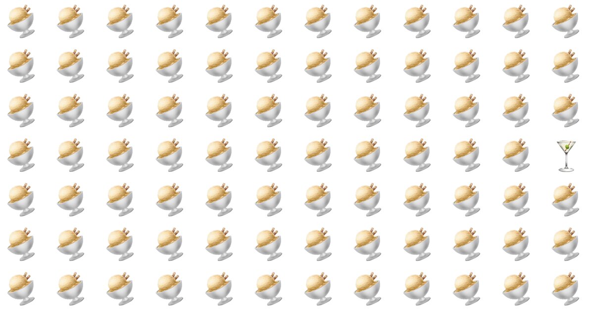 If You Can Pass This Tricky Odd One Out Test In 30 Seconds, You Have Unique Eyesight